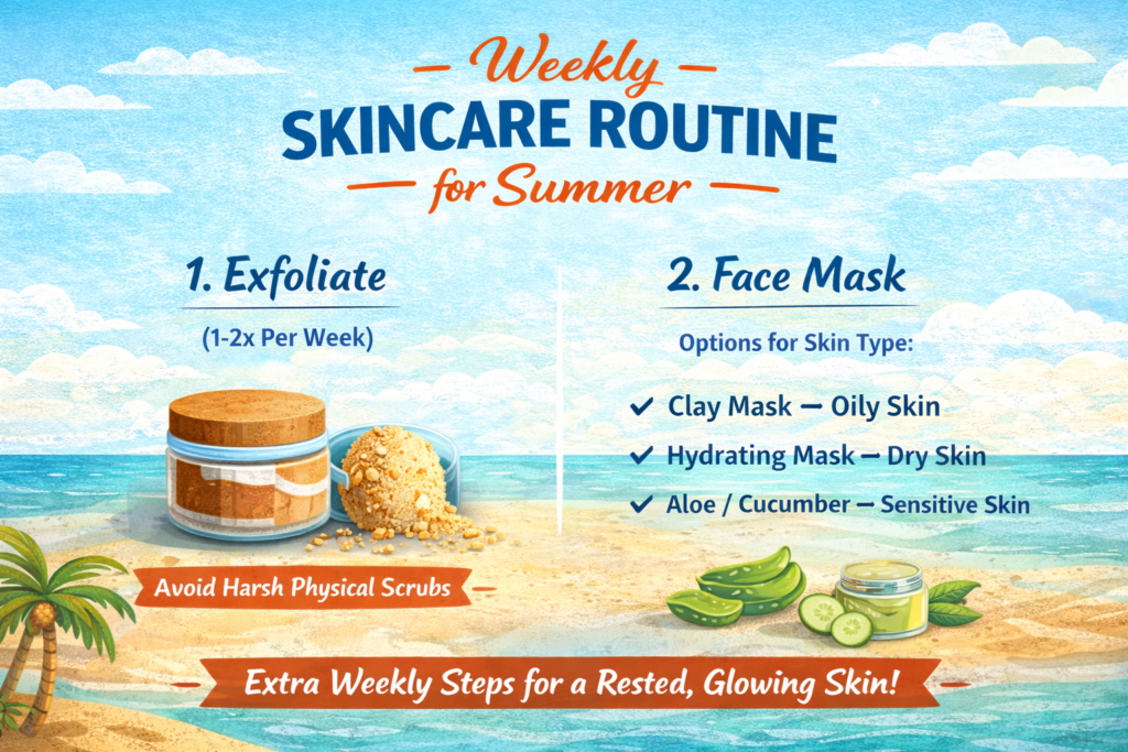 skincare routine for summer